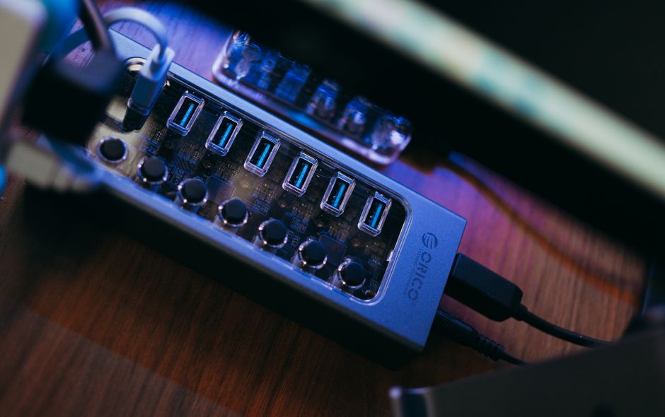 USB hub prikazuje modernu tehnologiju povezivanja